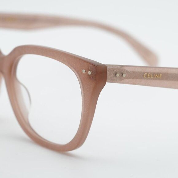 Celine Celine CL50116I 074 Eyeglasses Pink with Glitter 52mm Square Size ONE SIZE - 2 Thumbnail