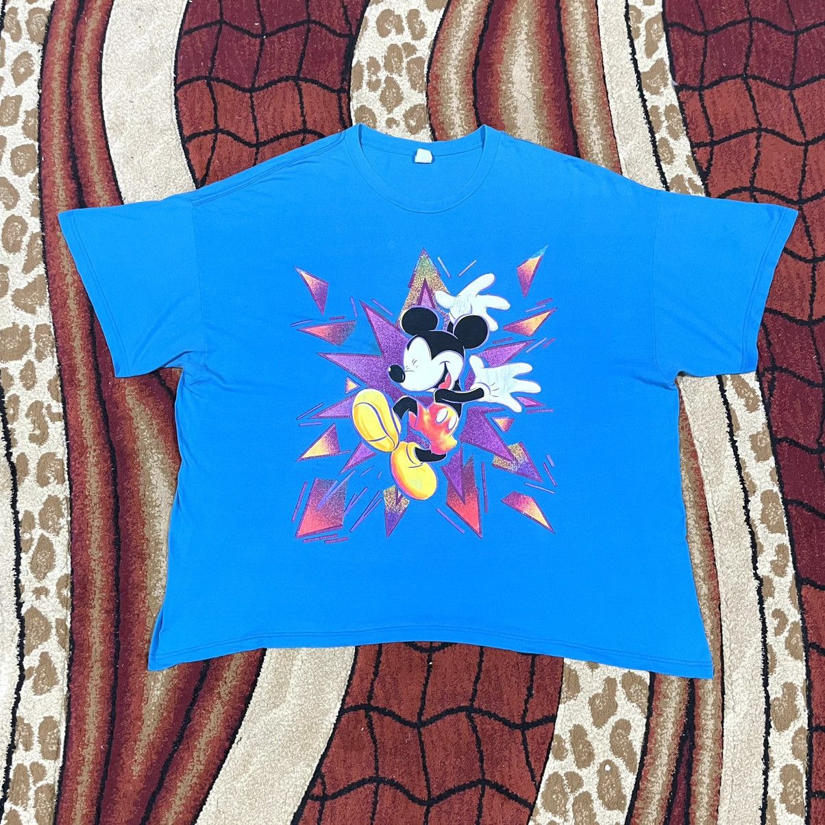 Vintage Vintage Mickey Mouse Rare T Shirt Size US XXL / EU 58 / 5 - 2 Thumbnail