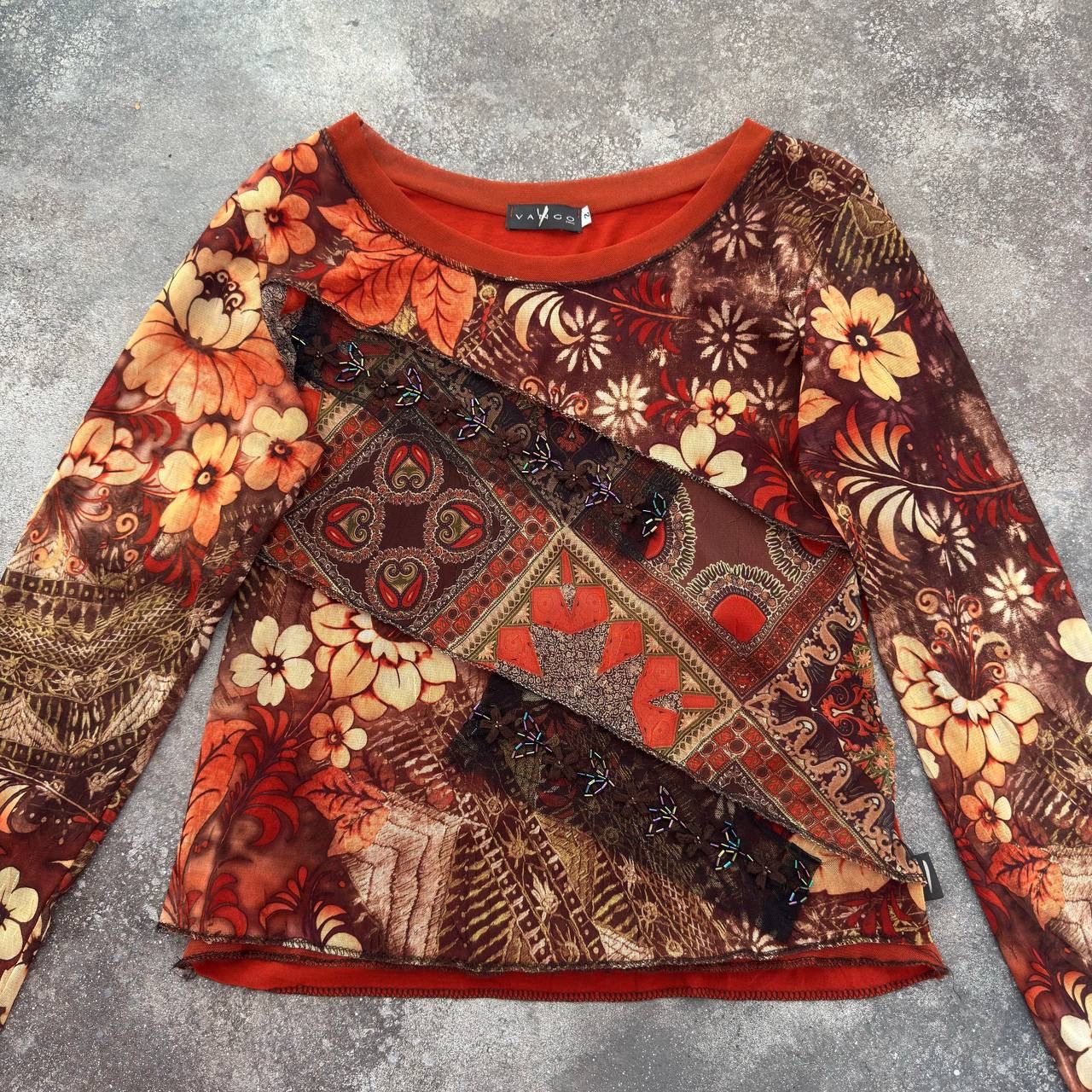 20471120 × Japanese Brand Jean Paul Gaultier Style Vintage Mesh Blouse Size M / US 6-8 / IT 42-44 - 3 Thumbnail
