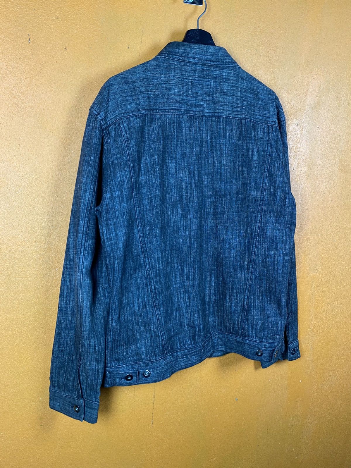 Japanese Brand RESHAM Japanese Style Denim Jacket Workwear Trucker Jacket Size US L / EU 52-54 / 3 - 13 Thumbnail