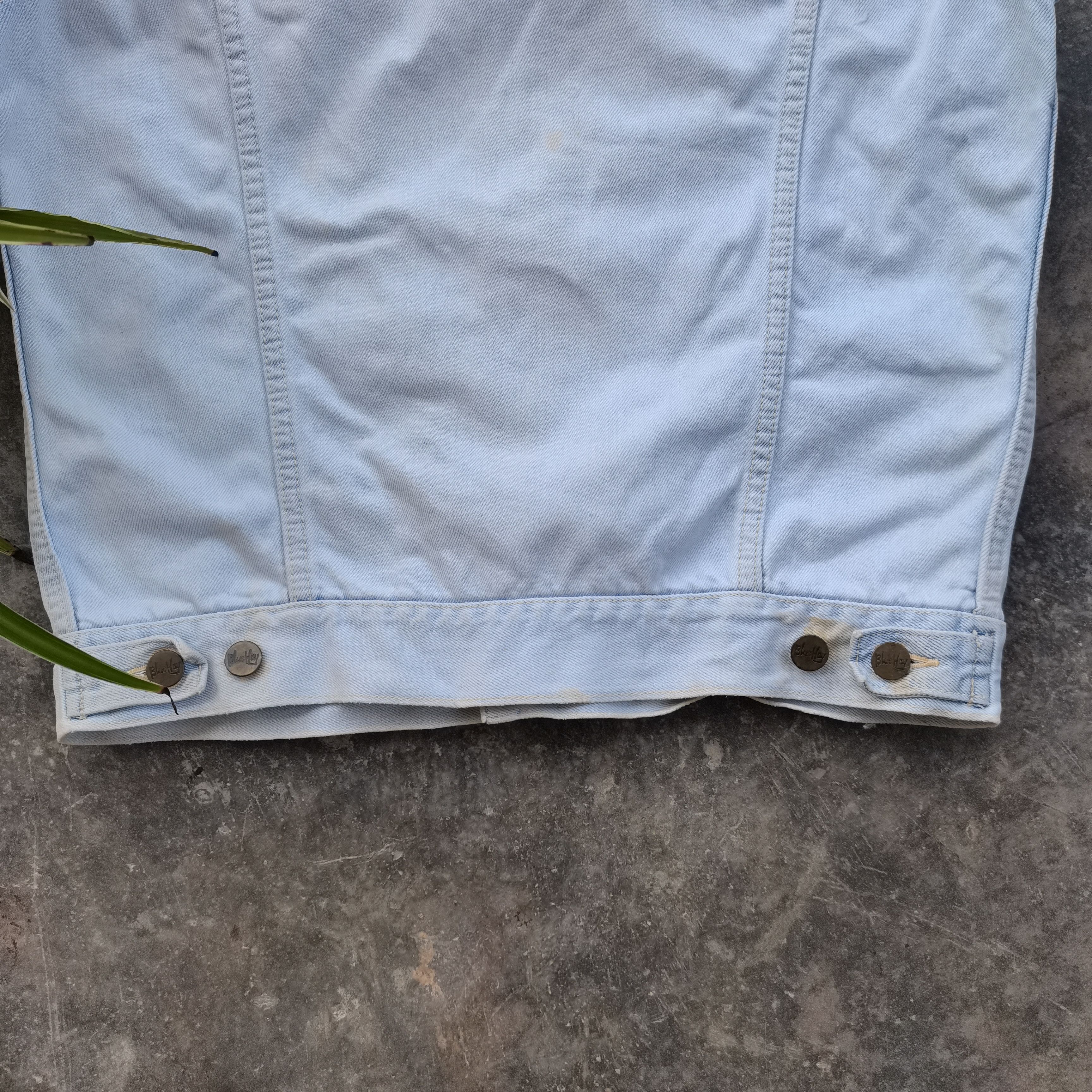 Japanese Brand Vintage BLUE WAY Tank Top Sleeveless Distress Denim Size US M / EU 48-50 / 2 - 8 Thumbnail