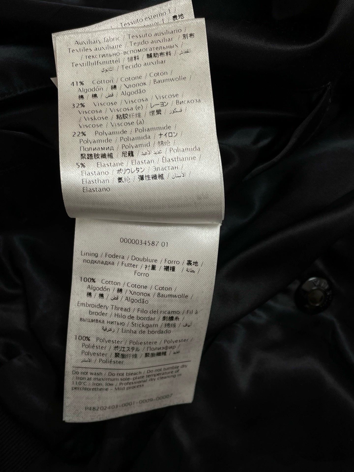 Valentino Valentino Butterfly Embroidery Camo Baseball Jacket Size US M / EU 48-50 / 2 - 7 Thumbnail