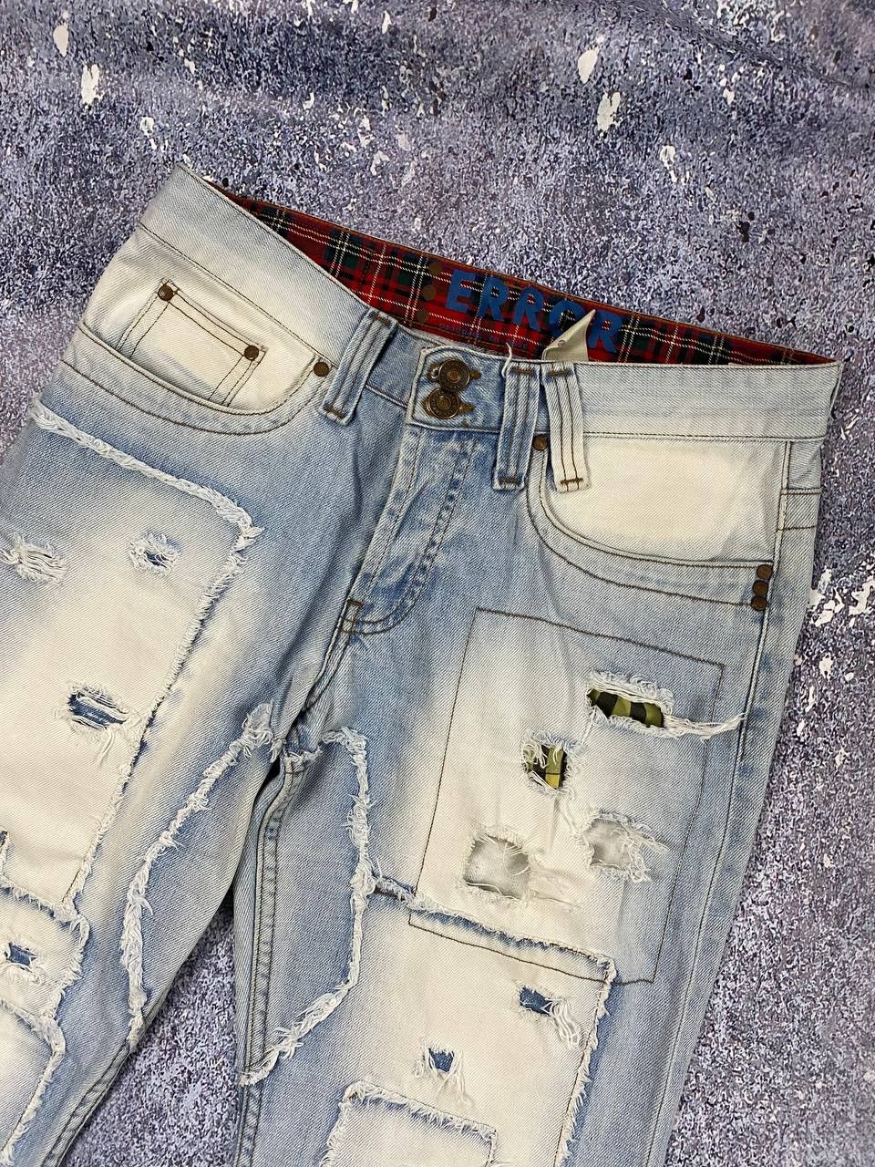 Hysteric Glamour Vintage torn distressed Japanese Style Denim Jeans Pants Y2k Size US 32 / EU 48 - 5 Thumbnail