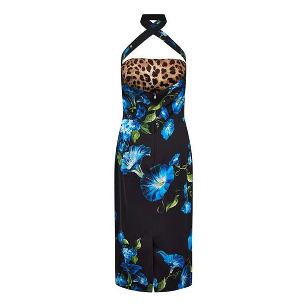 Dolce & Gabbana o1g2r1mq1024 Midi Dresses in Multicolor Size S / US 4 / IT 40 - 2 Thumbnail