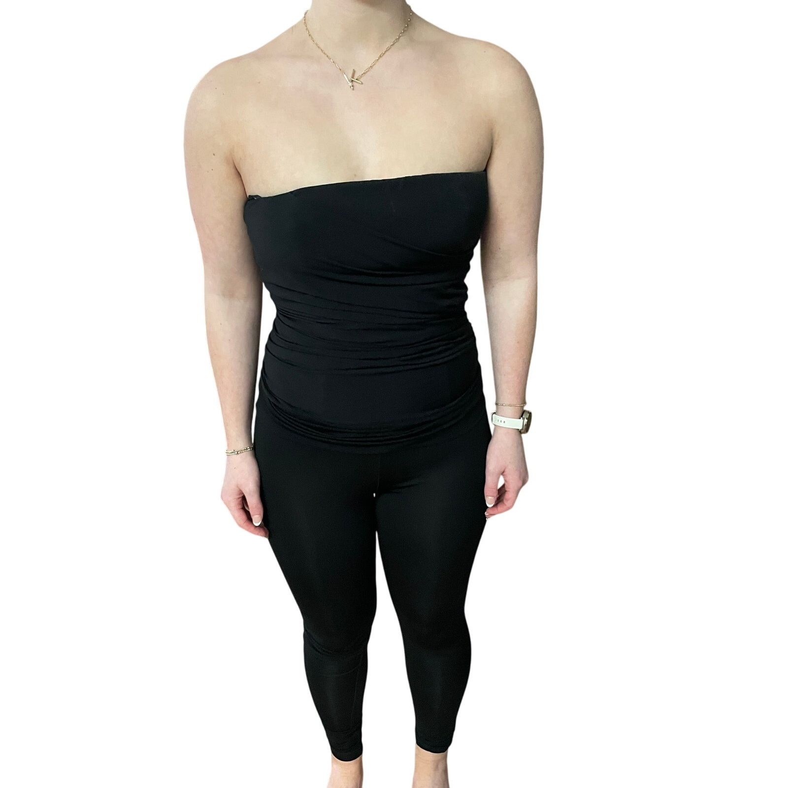 Pierre Balmain Pierre Balmain Strapless Ruched Jumpsuit 24 38 XS Small Size 26" / US 2 / IT 38 - 1 Thumbnail