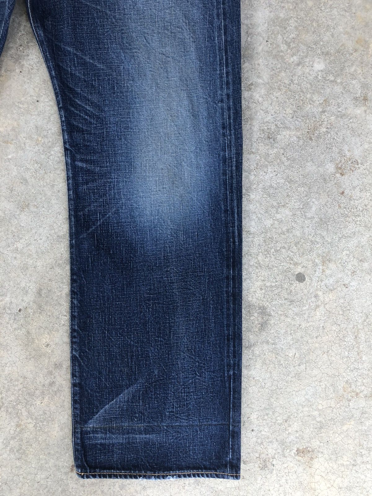 RRL Ralph Lauren Vintage Double RL 081 Selvedge Denim Buckle Back Distressed Size US 34 / EU 50 - 7 Thumbnail