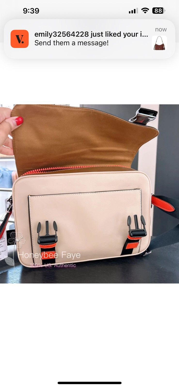 Coach NWT Coach MEN's Track Crossbody In Colorblock CH106 Size ONE SIZE - 3 Thumbnail