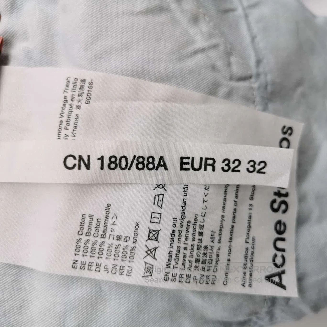 Acne Studios Acne Studios Cotton Denim Pants L/32. Size US 32 / EU 48 - 6 Thumbnail