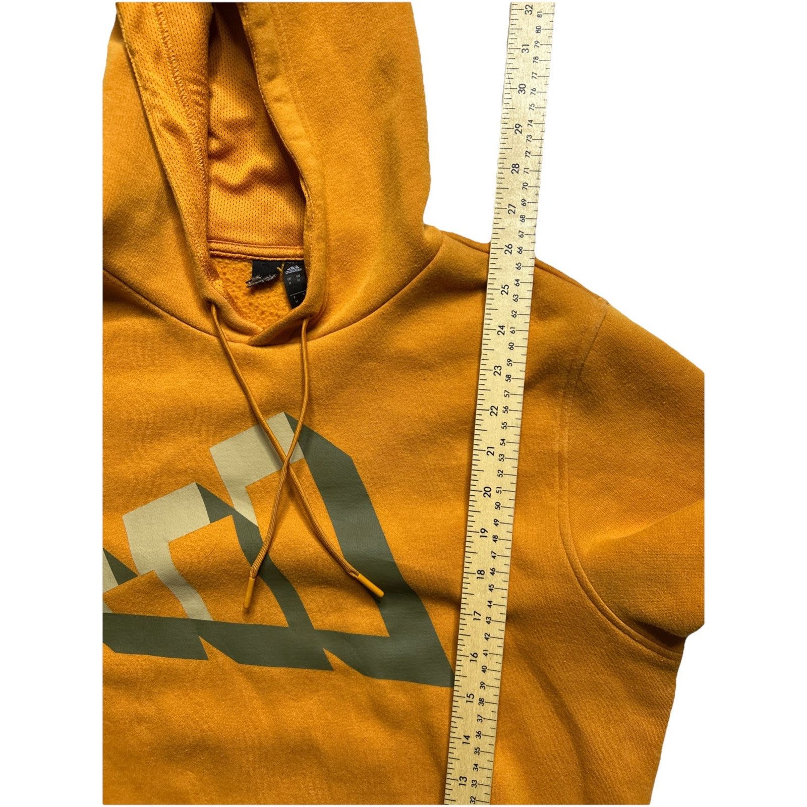 Adidas Adidas Hoodie Mens Medium Orange Pullover 3d Logo Outerwear Size US M / EU 48-50 / 2 - 7 Thumbnail