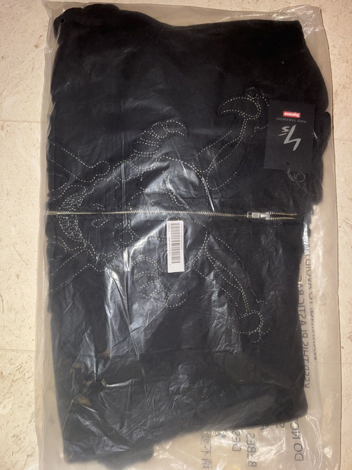 Supreme × Yohji Yamamoto Supreme Y's Zip Up Hooded Sweatshirt Size US S / EU 44-46 / 1 - 4 Thumbnail