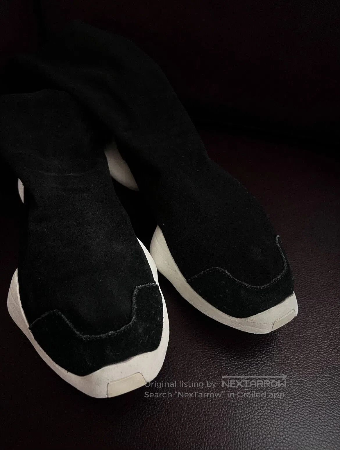 Rick Owens Rick Owens Suede High-Top Boots. Size US 10 / EU 43 - 5 Thumbnail