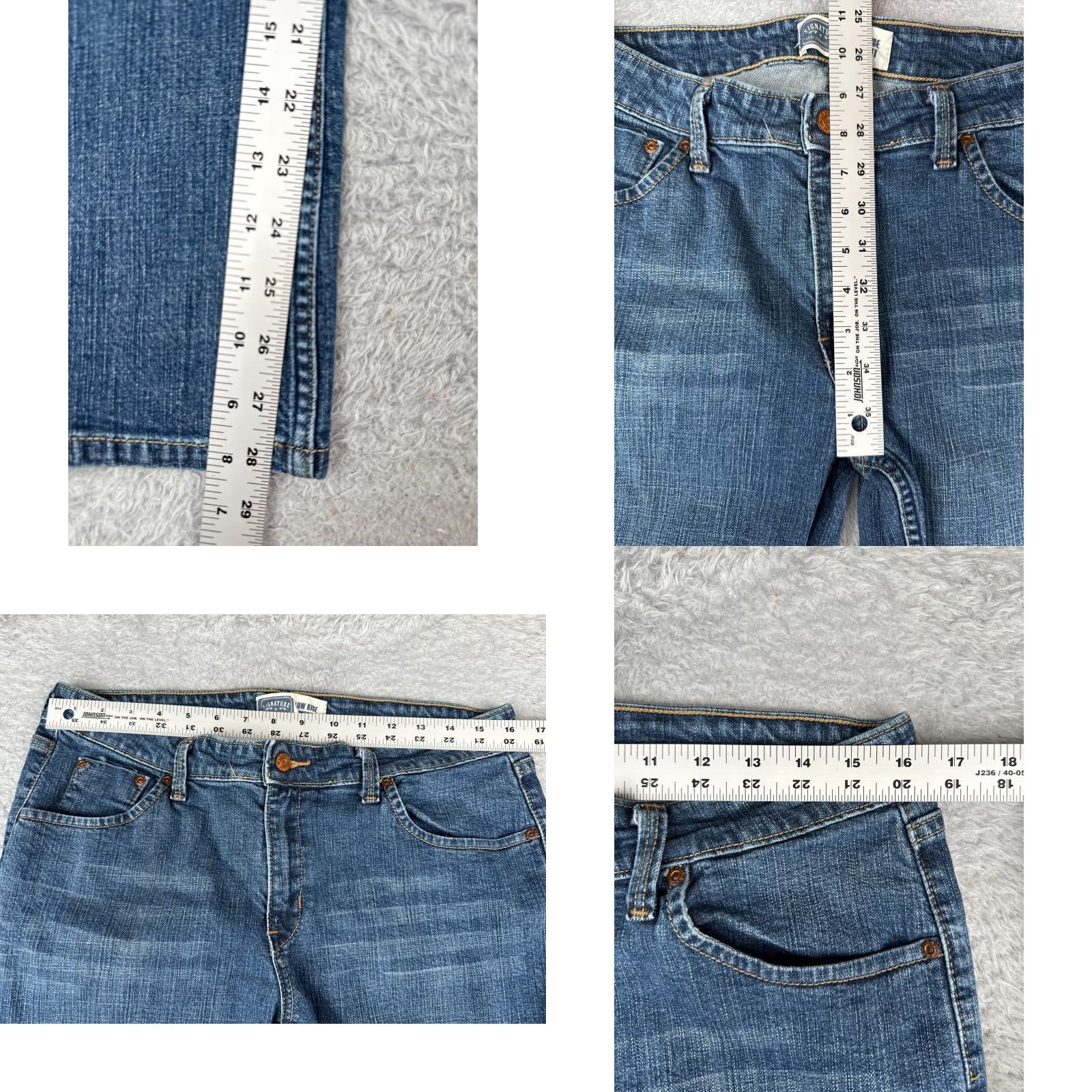 Levi's VINTAGE Levis Jeans Womens 12 Blue Denim Low Rise Bootcut Cotton Blend Medium Wash 32x29 Jeans Women Blue 90s Brand Levi's Mens (adjusted) Size 34" / US 12 / IT 48 - 8 Thumbnail