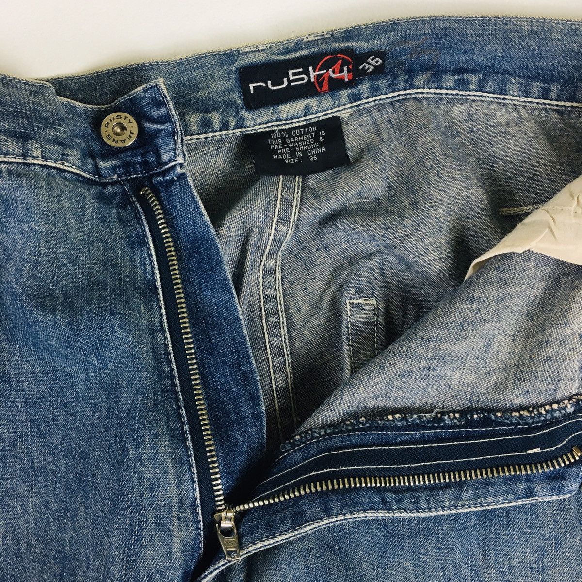 Rusty Vintage Rusty Red Line Loose Fit Jeans Size US 36 / EU 52 - 9 Thumbnail