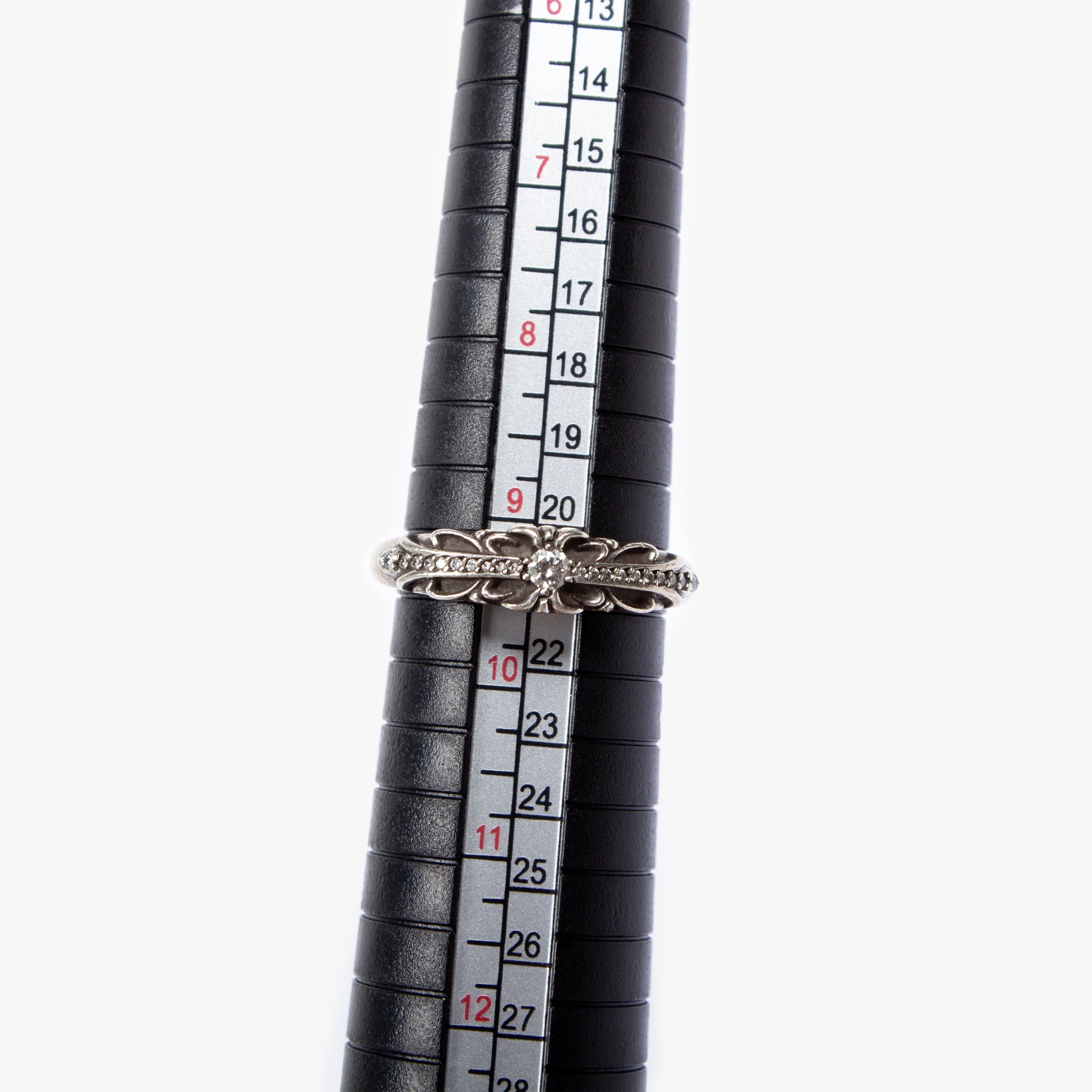 Chrome Hearts CHROME HEARTS DIAMOND BABY FLORAL RING Size ONE SIZE - 5 Thumbnail