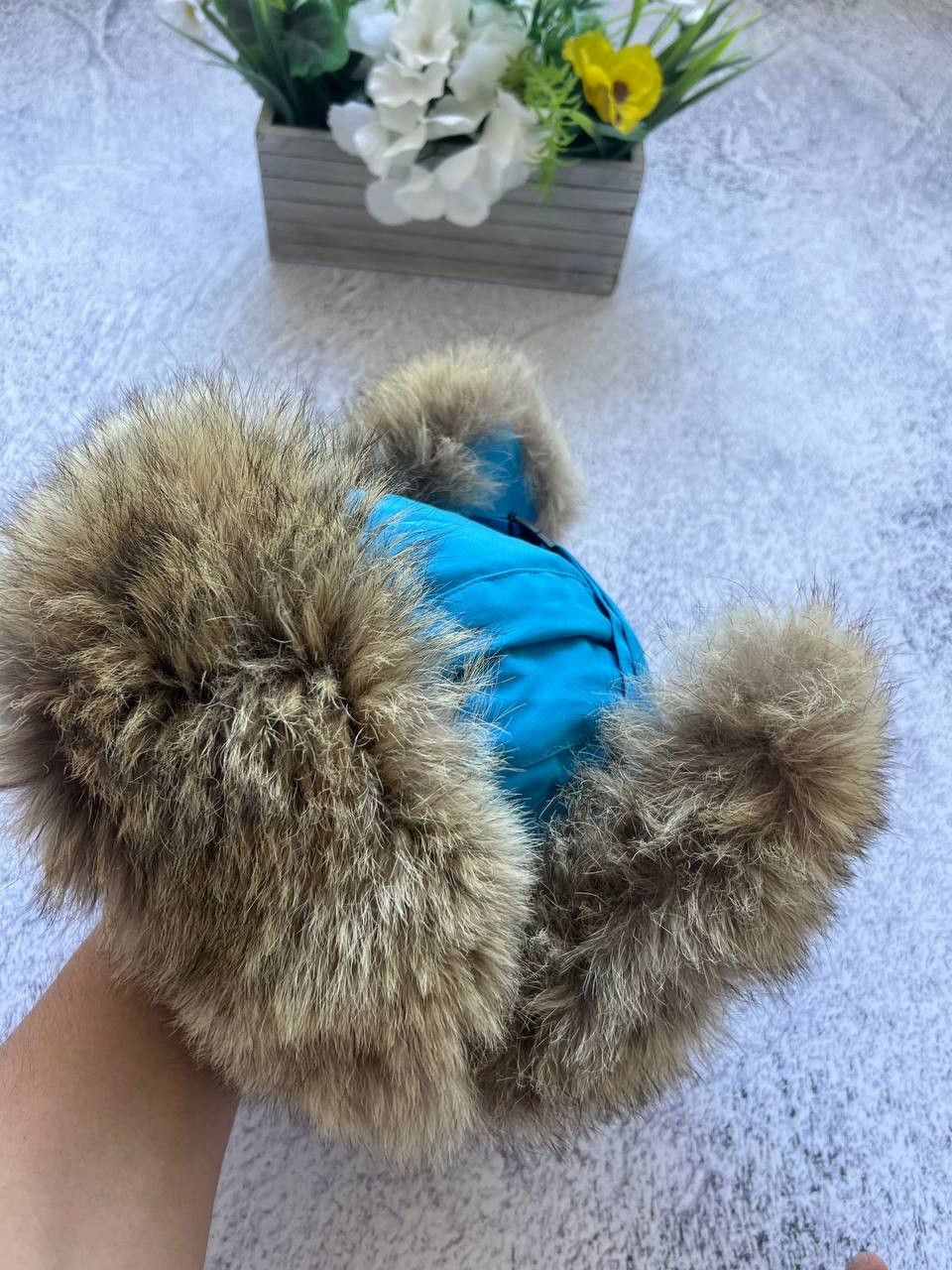 Canada Goose NEW CANADA GOOSE AVIATOR HAT FUR L/XL Size 34 - 9 Thumbnail