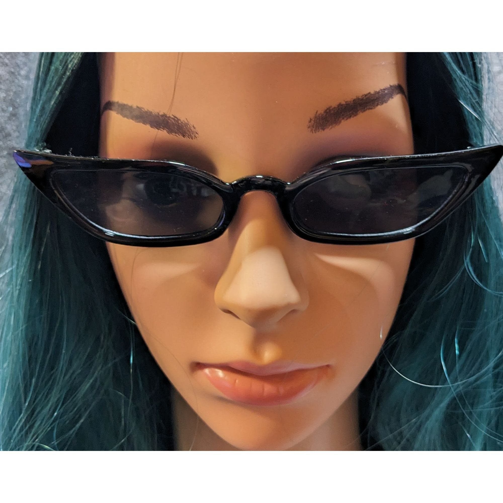 Other W&Y Ying Gothic Thin Cateye Vampire Sunglasses Size ONE SIZE - 6 Thumbnail
