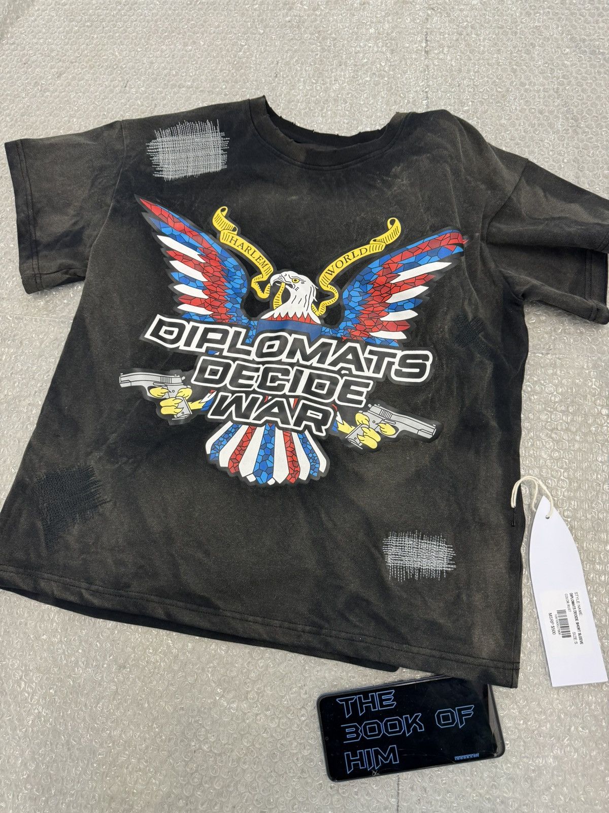 image of Who Decides War Dipset Diplomats Vintage T Shirt in Black, Men's (Size Small)