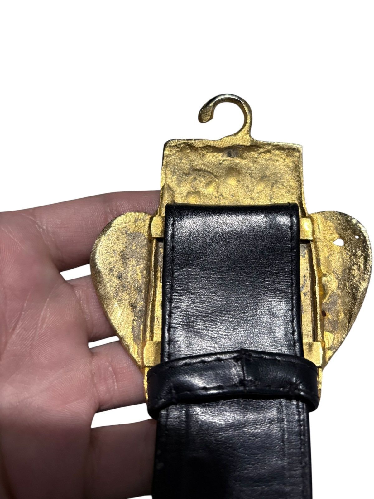 Roberta di Camerino 32 1970s Roberta di Camerino Gold Plated Buckle Western Belt Size 32 - 10 Thumbnail