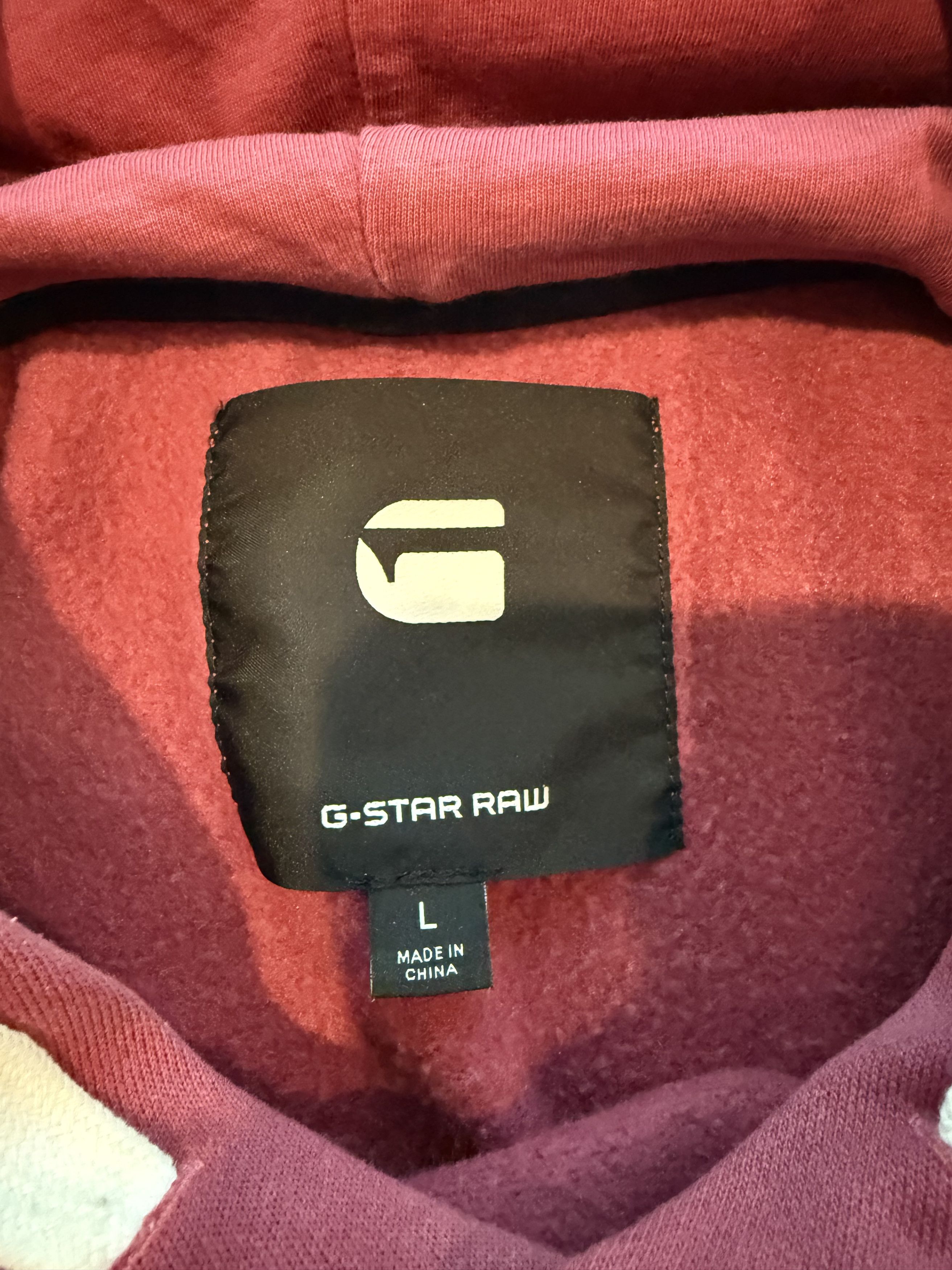 G-Star G-Star Maroon Hoodie Size US L / EU 52-54 / 3 - 5 Thumbnail