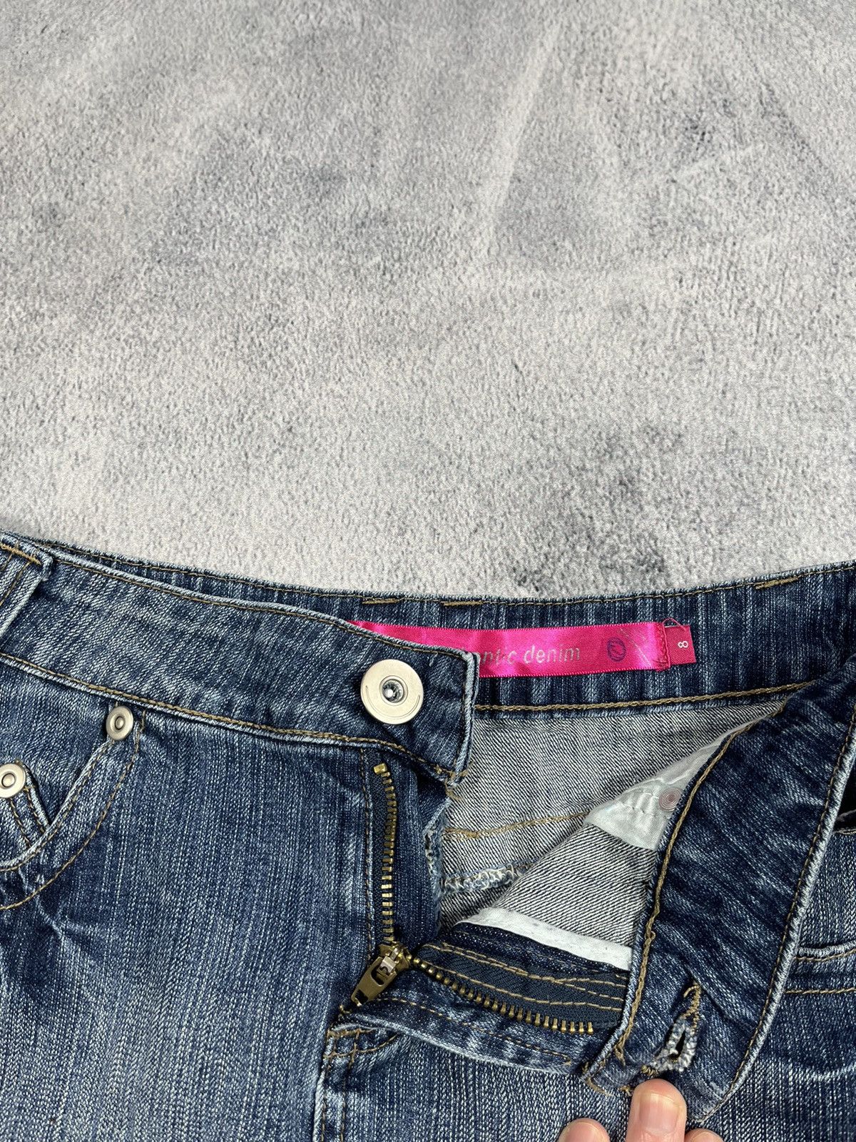 Other Vintage Y2K denim mini skirt streetwear style size 8 Size 27" / US 4 / IT 40 - 5 Thumbnail