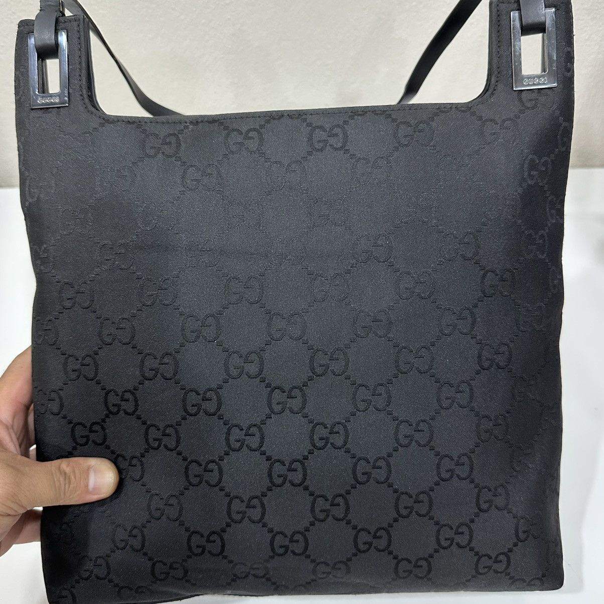 Gucci GUCCI GG BIG MONOGRAM CANVAS SHOULDER BAG 14 Size ONE SIZE - 7 Thumbnail