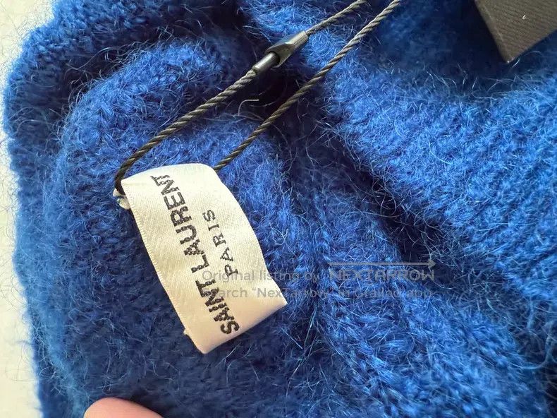 Saint Laurent Paris Saint Laurent Paris Mohair Wool Knit Top Size US M / EU 48-50 / 2 - 4 Thumbnail
