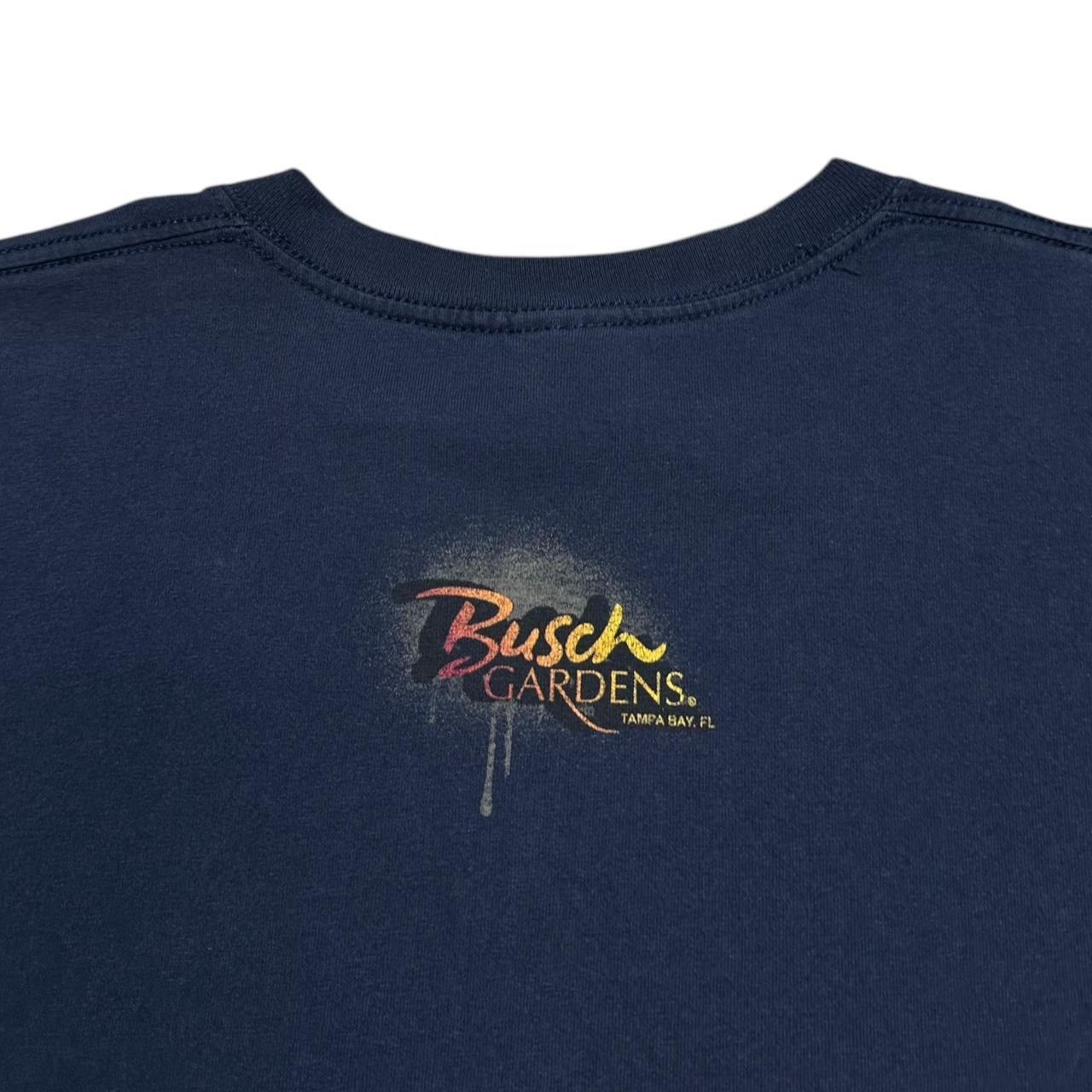 Gildan × Vintage Y2K Sheikra Roller Coaster Busch Gardens T-Shirt Size US XL / EU 56 / 4 - 4 Thumbnail