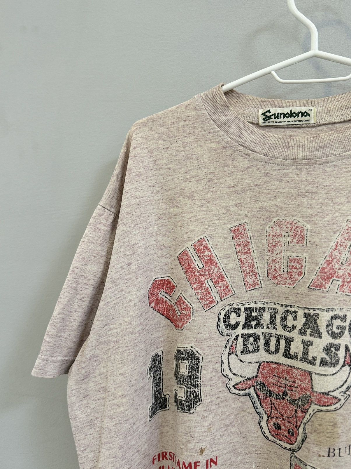 NBA × Vintage Very crazy trash Rare Chicago Bulls Rap Tees 1993 Size US L / EU 52-54 / 3 - 4 Thumbnail
