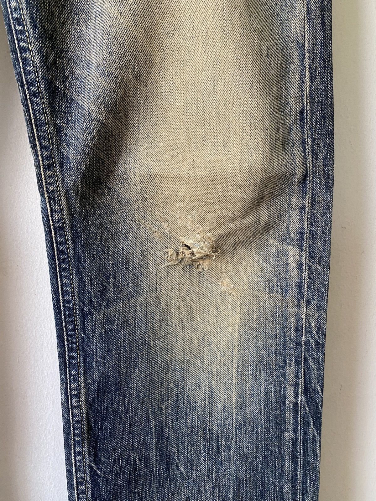 Diesel × Japanese Brand Diesel Viker-R-Box Regular Straight Distressed Denim Size US 30 / EU 46 - 7 Thumbnail
