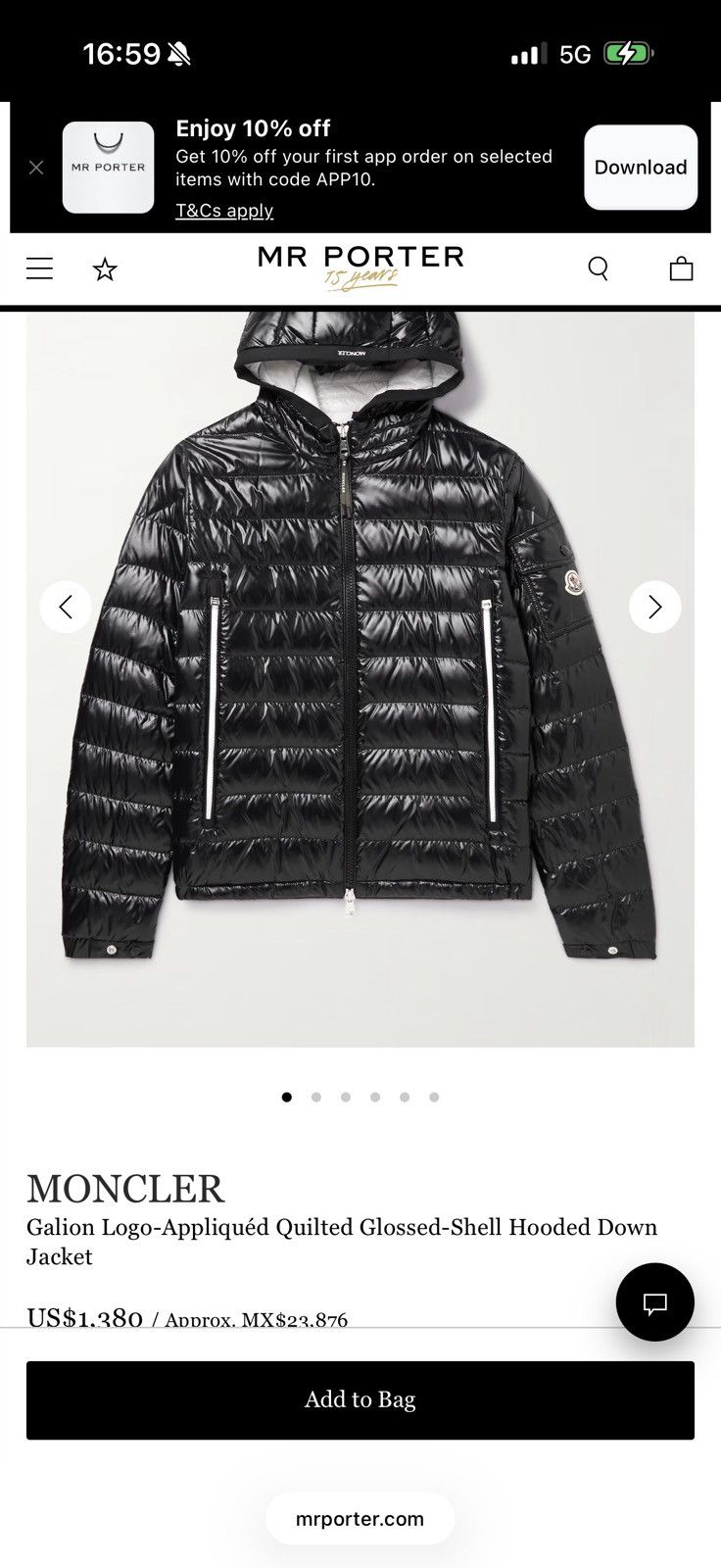 Moncler Moncler Galion Jacket Size US L / EU 52-54 / 3 - 18 Thumbnail