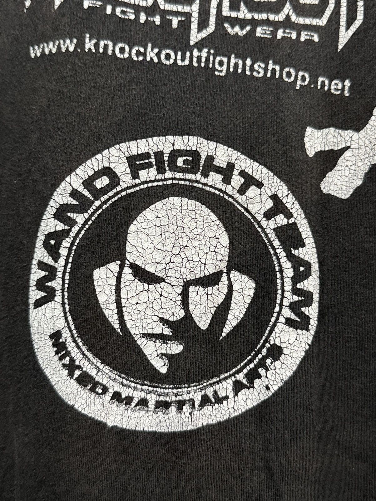 WWF Thrashed Wand Fight Team Knockout Sun Faded Tee Size US L / EU 52-54 / 3 - 4 Thumbnail