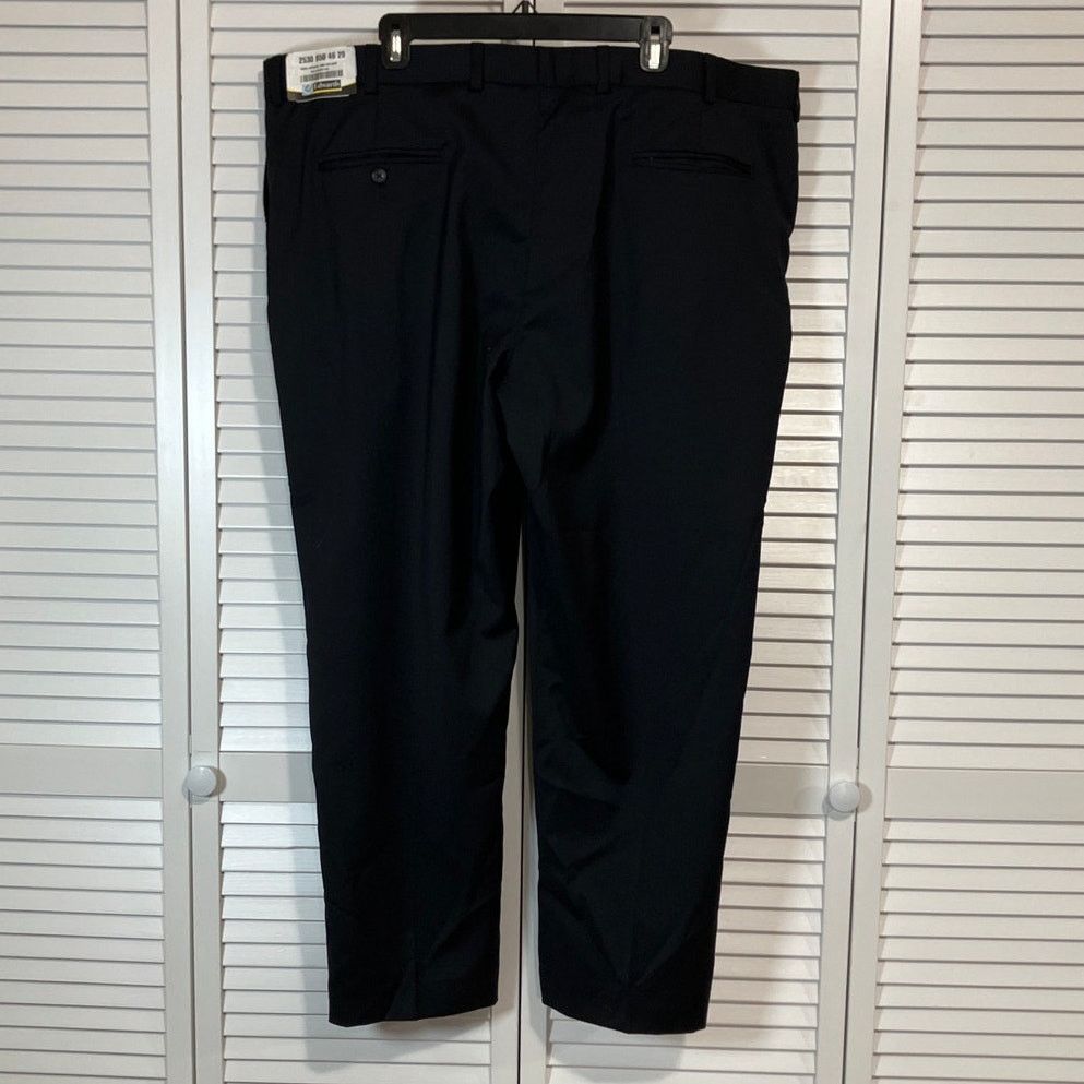 Other NWT Edwards Redwood & Ross Black Wool Blend Pants 42 x 29 Size US 42 / EU 58 - 2 Thumbnail
