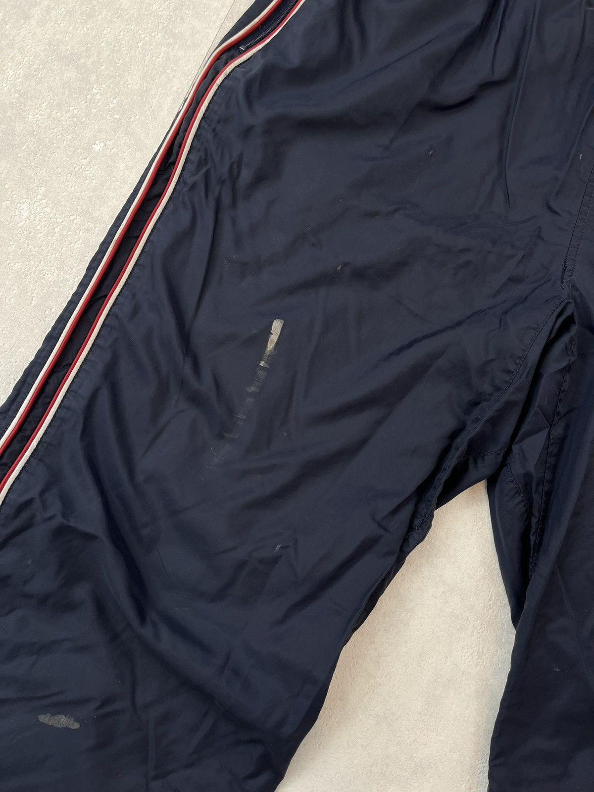 Nike × Vintage 90s Nike Swoosh Vintage Y2K Parachute Nylon Distressed Pants Size US 33 - 7 Thumbnail