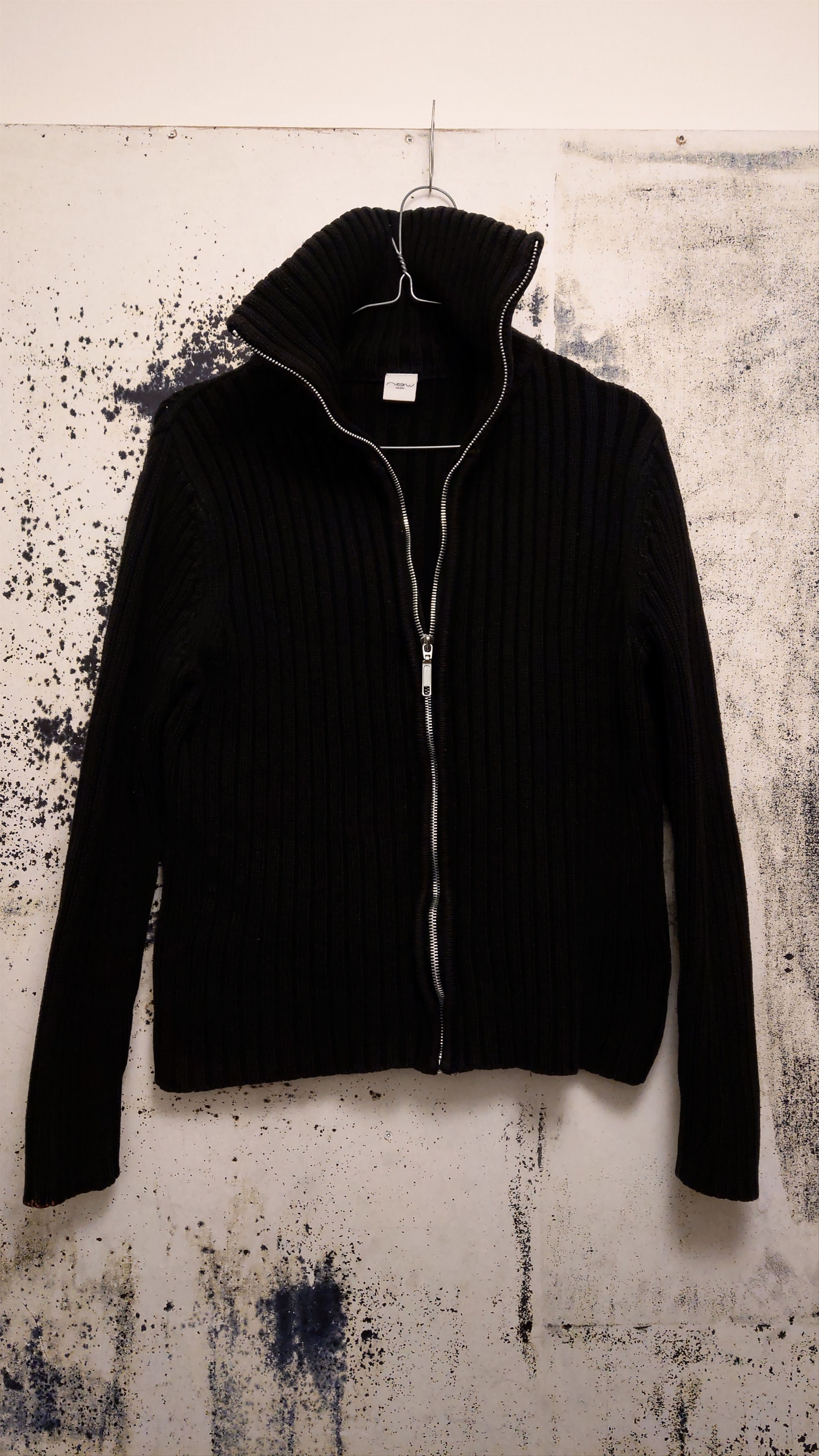 Vintage 2000s Raver Sweater Boxy Zipped Minimalist Turtle Alt Opium ...