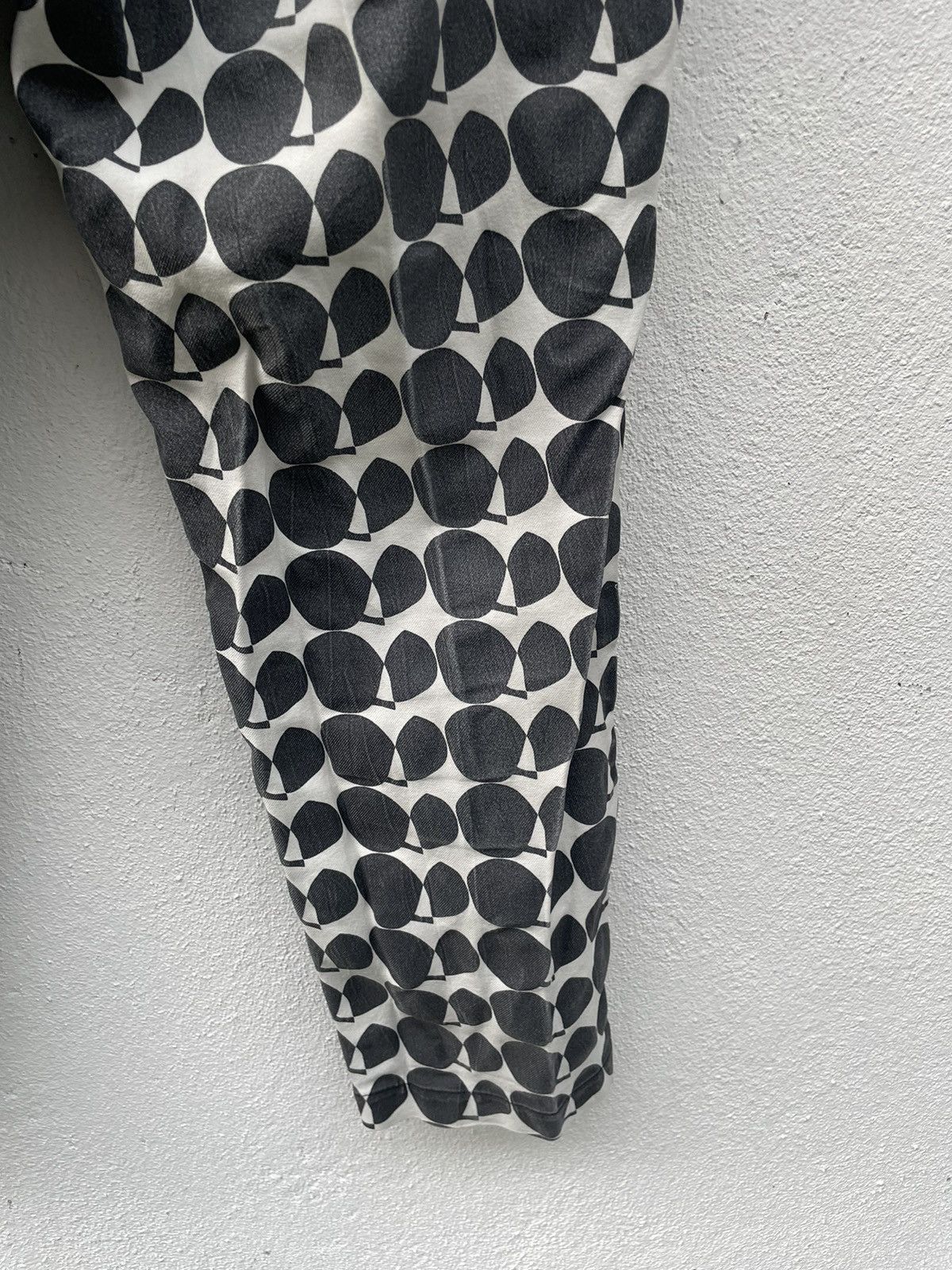 Comme des Garcons Black Comme Des Garcons CDG Black Dot Polyester Faded Pants Size US 31 - 15 Thumbnail