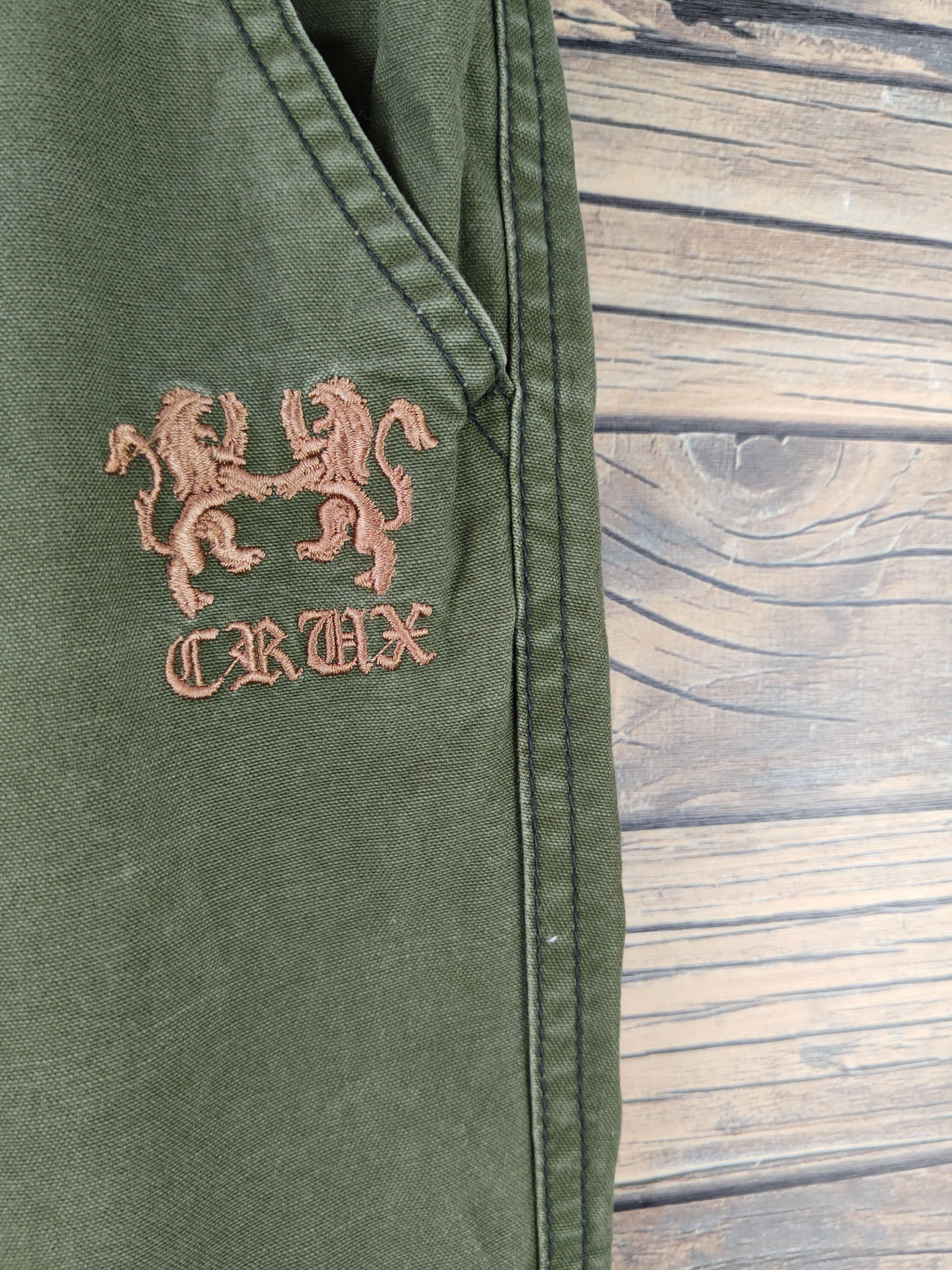 Japanese Brand DLL Crux Green Multipocket Tactical Cargo Pants #194 Size 27" / US 4 / IT 40 - 5 Thumbnail