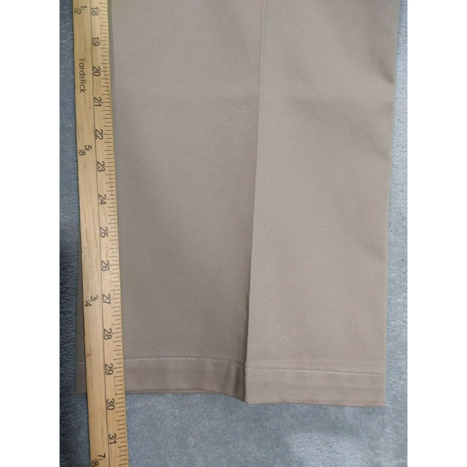 Wrangler Timber Creek Wrangler Pants Mens 40x29 Beige Chino Classic Fit Flat Front Size US 40 / EU 56 - 5 Thumbnail