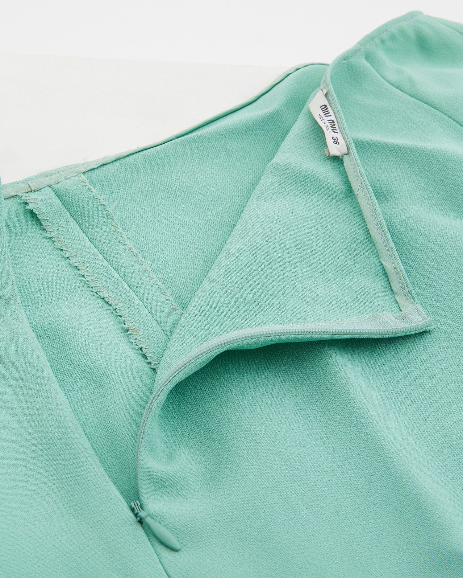 Miu Miu S/S 2004 Mint beaded embellished top & pencil skirt set Size M / US 6-8 / IT 42-44 - 11 Thumbnail