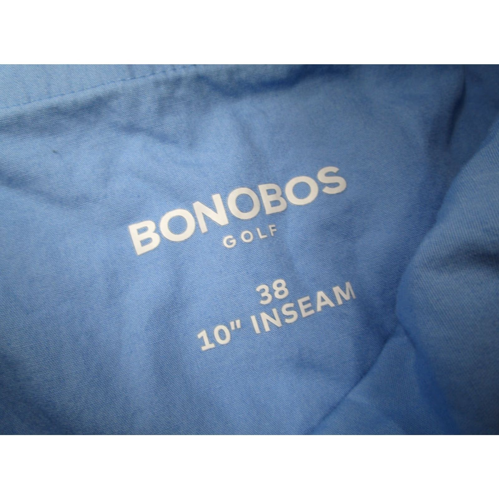 Bonobos Bonobos Golf Shorts Mens 38 Blue Flat Front 10" Walk Casual Performance Golfing Size US 38 / EU 54 - 2 Thumbnail