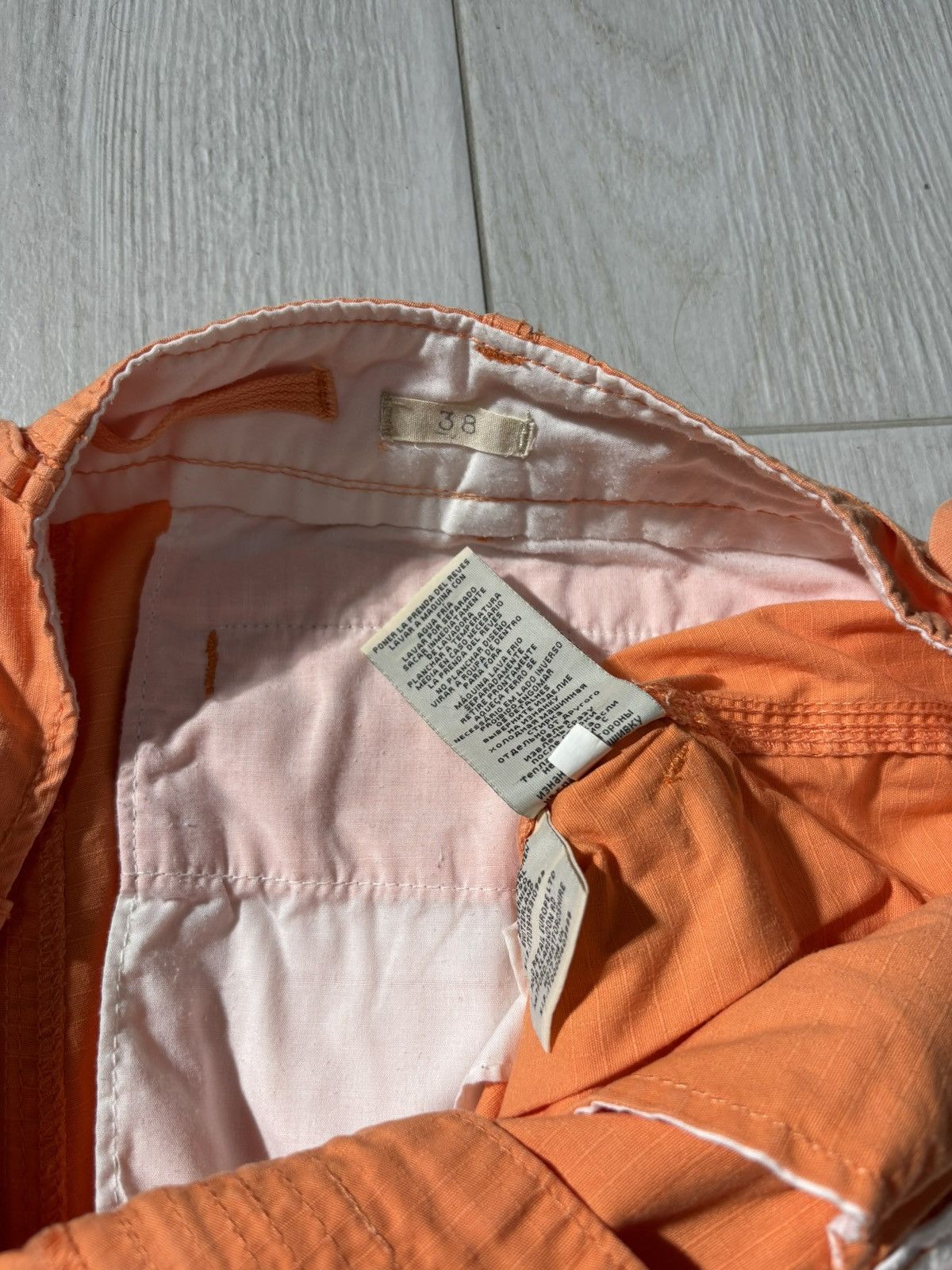 Denim & Supply Ralph Lauren Denim Supply Ralph Lauren Cargo Shorts Peach Colour Size US 38 / EU 54 - 8 Thumbnail