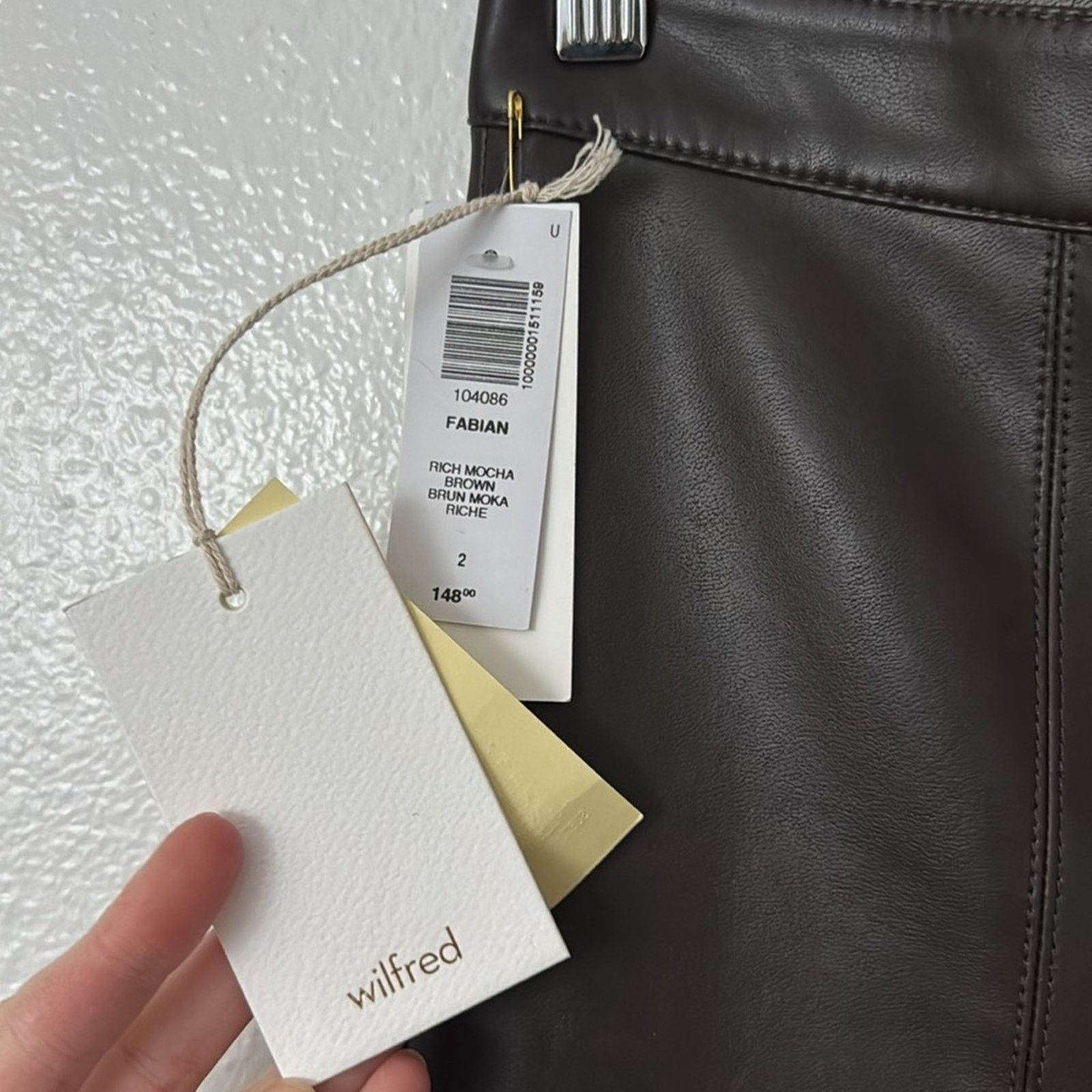 Aritzia NWT Wilfred 2 Aritzia Fabian Pants in Mocha Brown Size 26" / US 2 / IT 38 - 8 Thumbnail