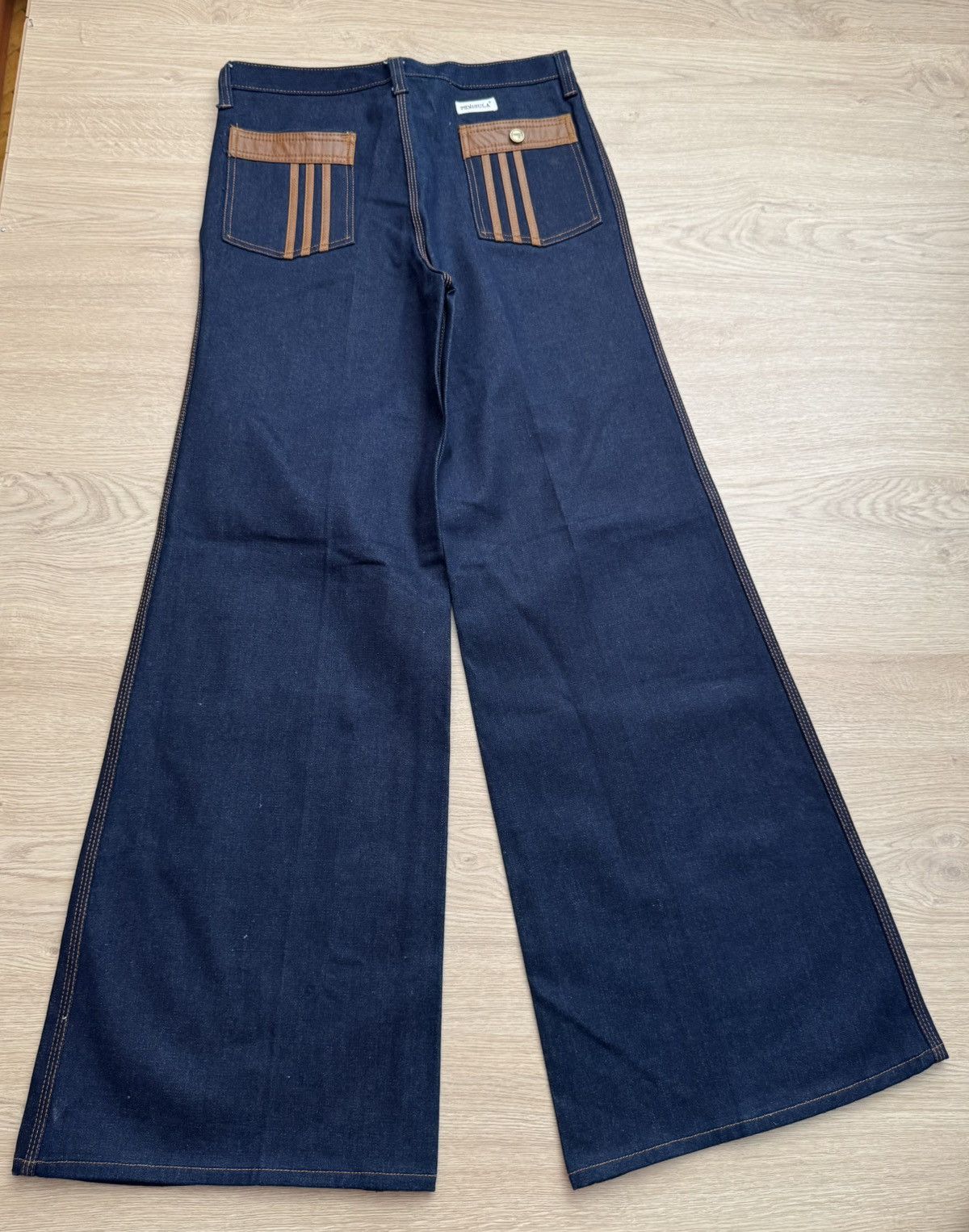 Haute Hippie Vintage 70-80’s Penisula Women’s Hippie Denim Jeans Pants Size 34" / US 12 / IT 48 - 3 Thumbnail