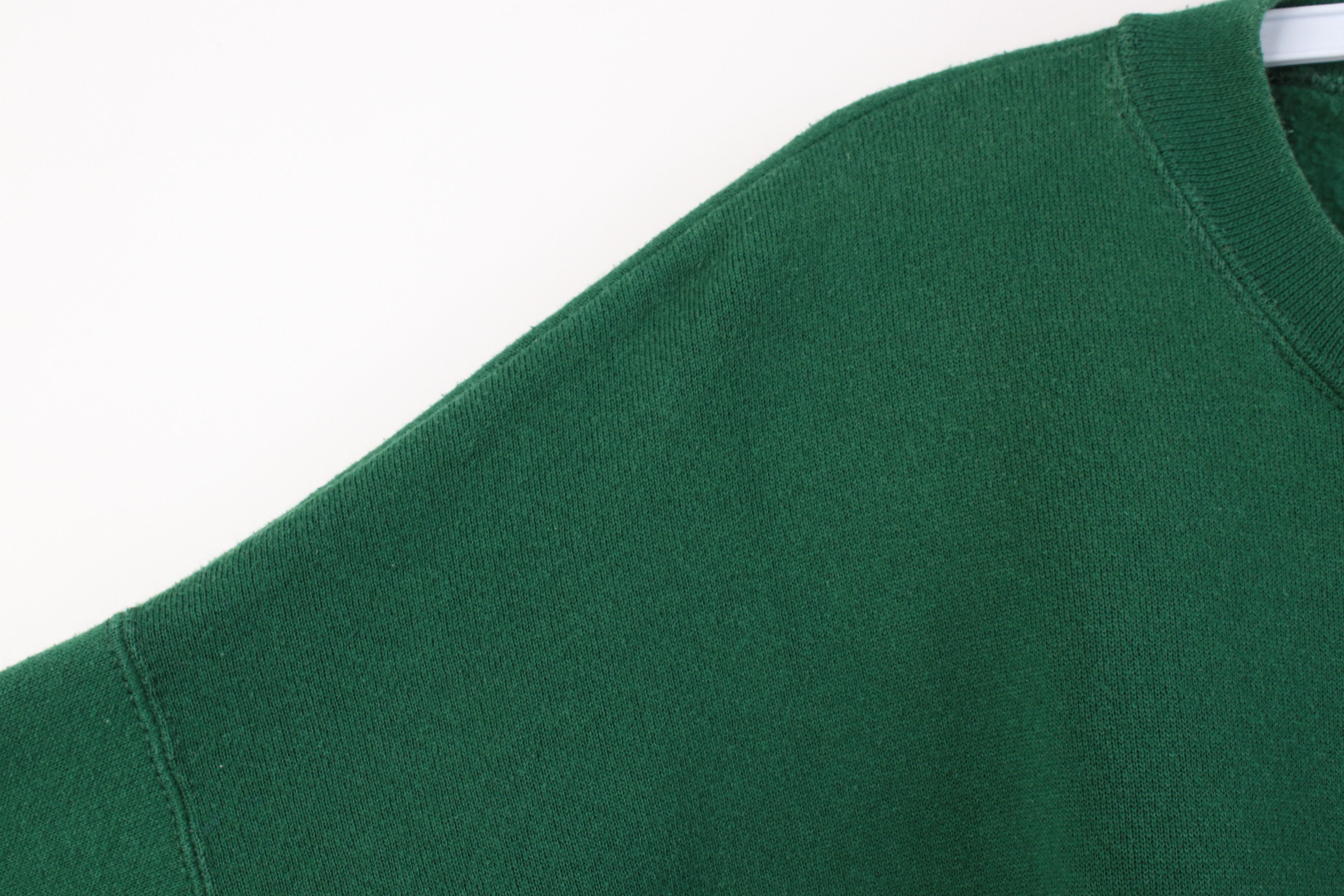 Vintage Vintage 90s Streetwear Heavy Crewneck Sweatshirt Green USA Size US XXL / EU 58 / 5 - 8 Thumbnail