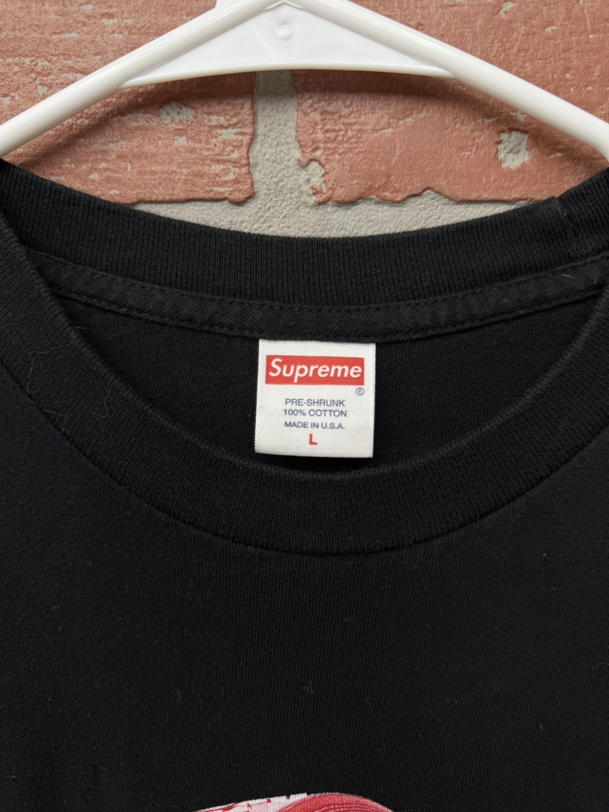 Supreme Supreme Black Tire Tee Shirt Size Large Pre Owned 🧼 Size US L / EU 52-54 / 3 - 6 Thumbnail