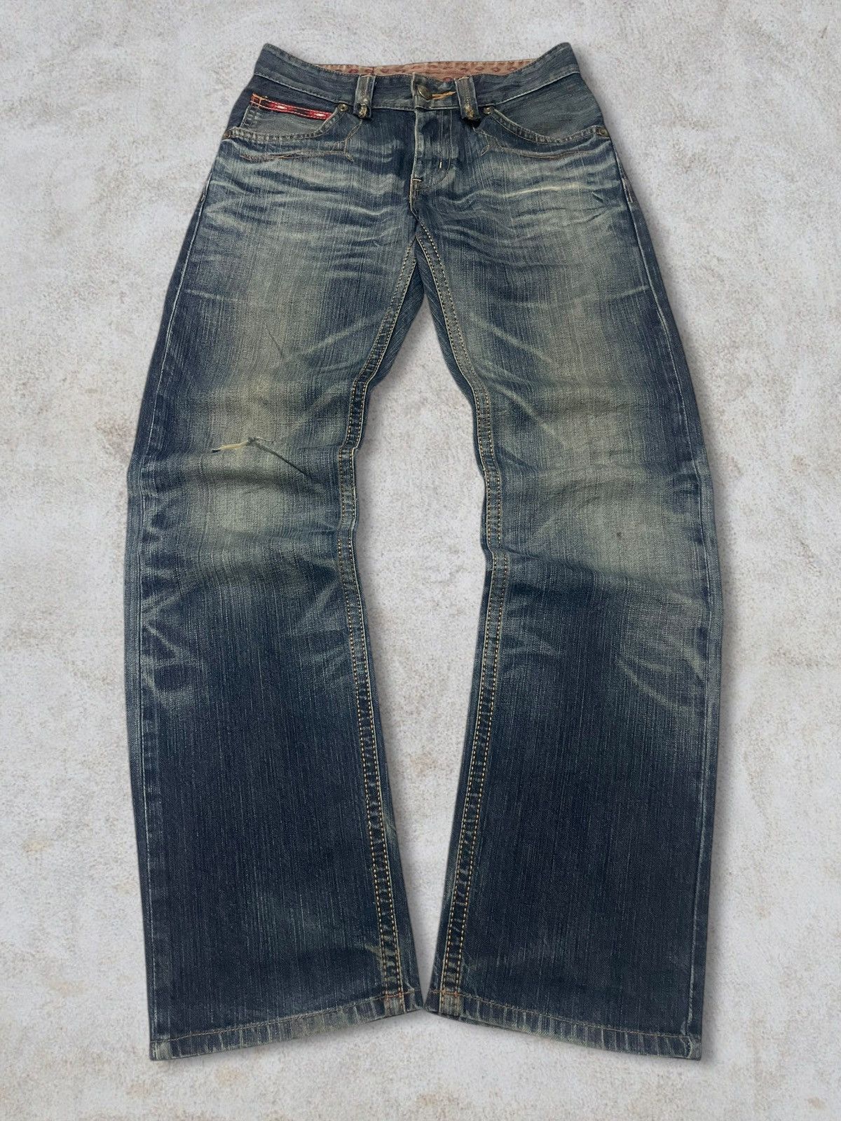 Edwin Vintage Edwin EV Navajo Motifs Blue Wash Cowboy Style Jeans Size US 29 - 3 Thumbnail