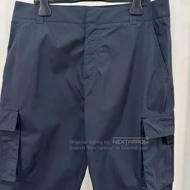 Dior Dior Blue Gray Cotton Blend Casual Pants . Size US 44 / EU 60 - 3 Thumbnail