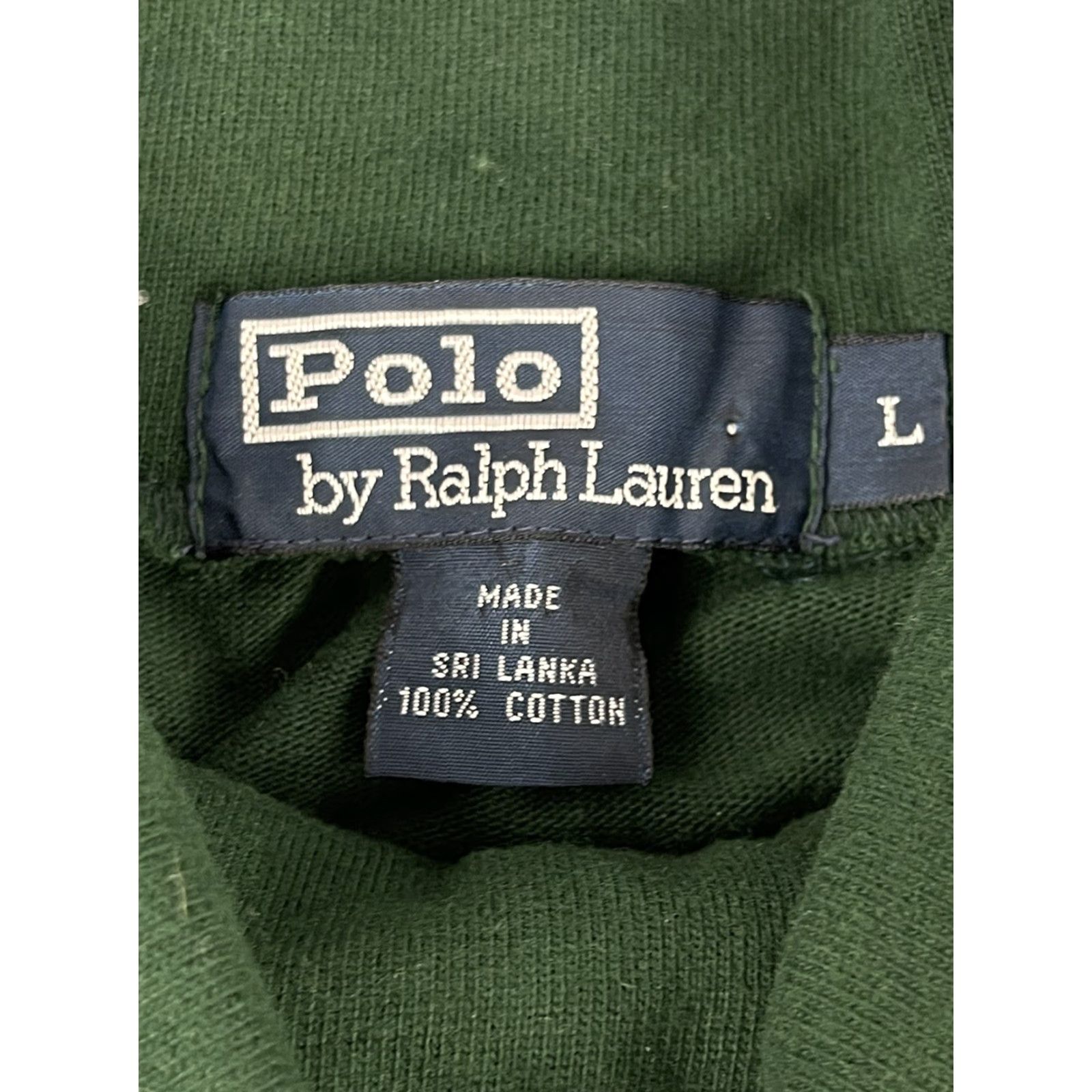 Polo Ralph Lauren VINTAGE Polo Ralph Lauren Bear Turtleneck Shirt Men L Green 90s Ski Country Stadium Sport Embroidered Logo Mens Size US L / EU 52-54 / 3 - 3 Thumbnail