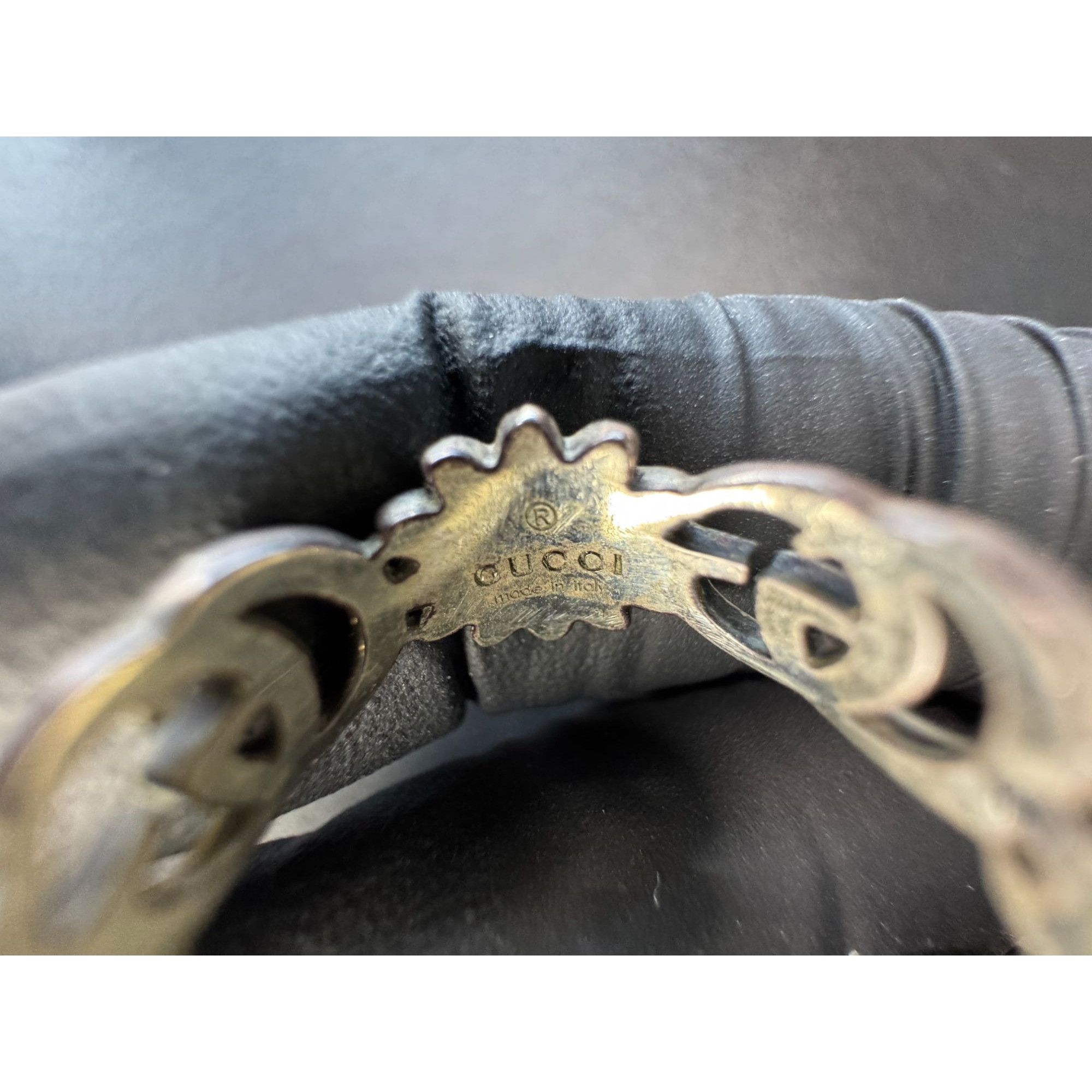 Gucci Gucci Double G mother of pearl ring Size ONE SIZE - 3 Thumbnail