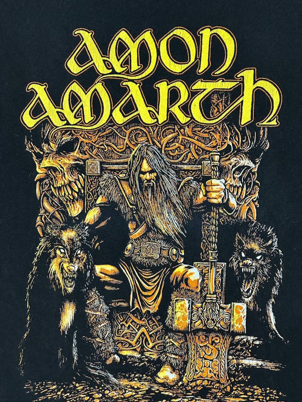 Band Tees Vintage Y2K Amon Amarth Thor Odons Son Metal Band Tee Size US M / EU 48-50 / 2 - 4 Thumbnail