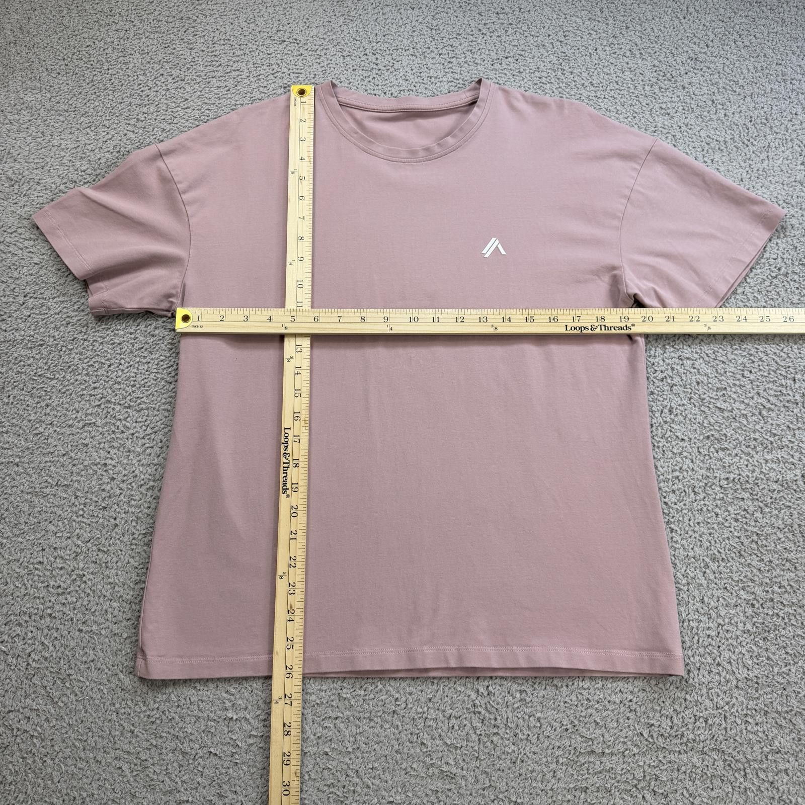 Alphalete Athletics Alphalete Emblem T Shirt Logo M Light Pink Crew Gym Workout Size US M / EU 48-50 / 2 - 2 Thumbnail